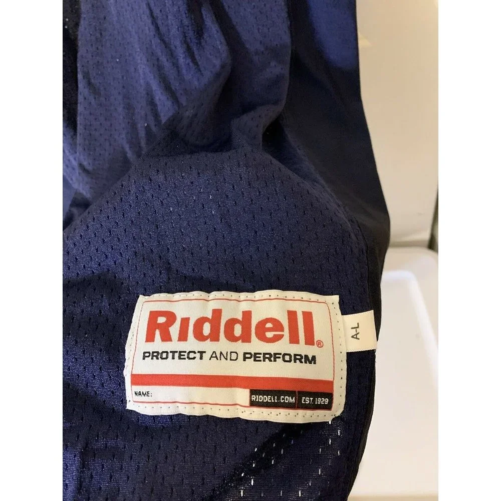 Riddell USA 41 Football Practice Jersey Men's Size‎ L Blue White team USA
